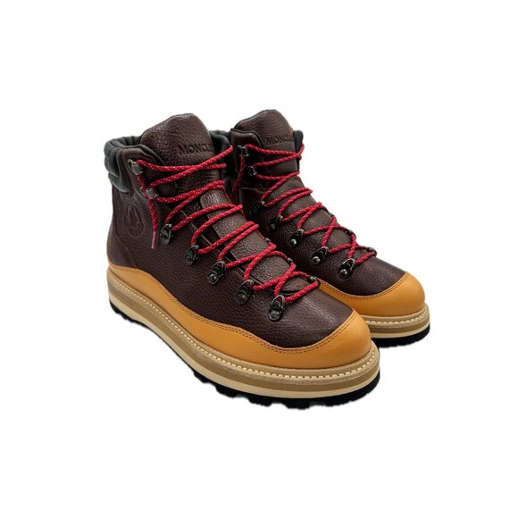 Moncler Mens Peka Trek Leather Hiking Boots - Picture 1 of 12